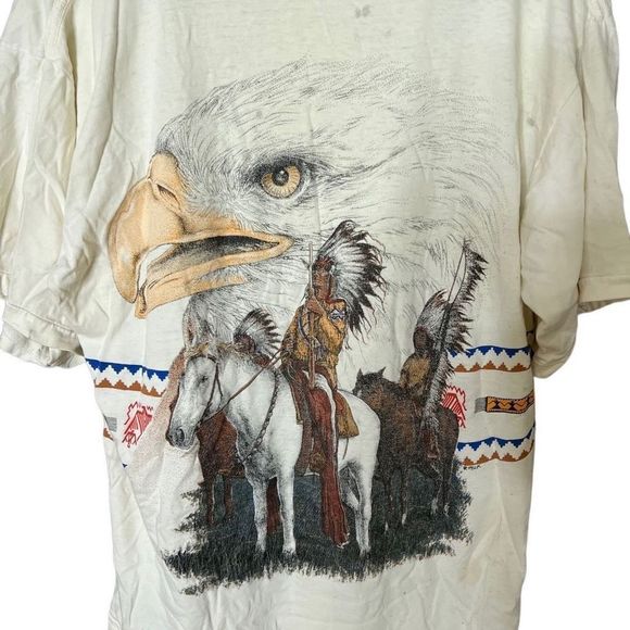 VTG Native American T Shirt Medium - Picture 1 of 6